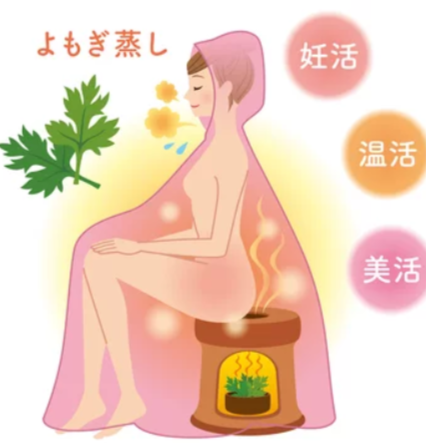 飲む＋蒸すよもぎ蒸し