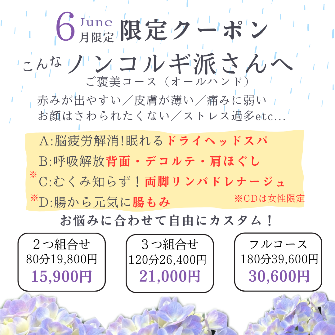 LINEお友だち限定ノンコルギ派さん向け