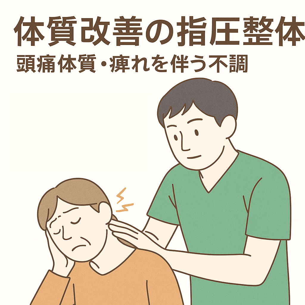 体質改善の指圧整体